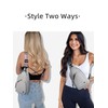 WESTBRONCO Small Sling Bag for Women Nylon Crossbody Sling Backpck