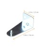 iplusmile Blind Brackets Blind Holder: 8pcs Metal Hold Down Brackets