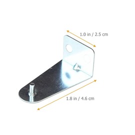 iplusmile Blind Brackets Blind Holder: 8pcs Metal Hold Down Brackets Metal Blinds Down Clips Blinds Down Holder for Horizontal Blinds Shades Windows Doors