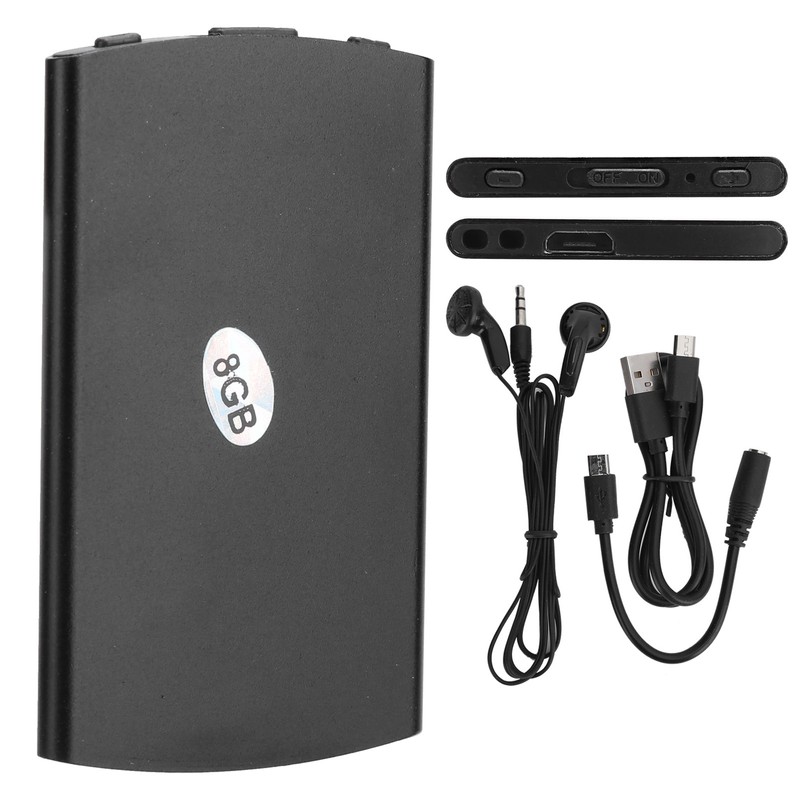 M8 Aluminum Alloy Ultrathin HiFi MP3 Music Player Mini Portable