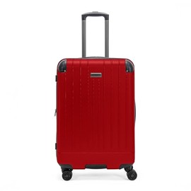 Kenneth Cole REACTION Flying Axis Collection Lightweight Hardside Expandable 8-Wheel Spinner Luggage, Cherry Red, 24-Inch Checked