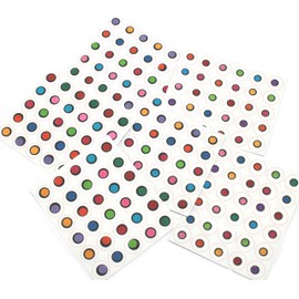 IS4A Bindi Indian Small Round Circle Premium Bindi 180 Count Assorted Multi Color and Multi Size Indian Daily Use Forehead Bindi Round Dot Tattoo Body Art Sticker