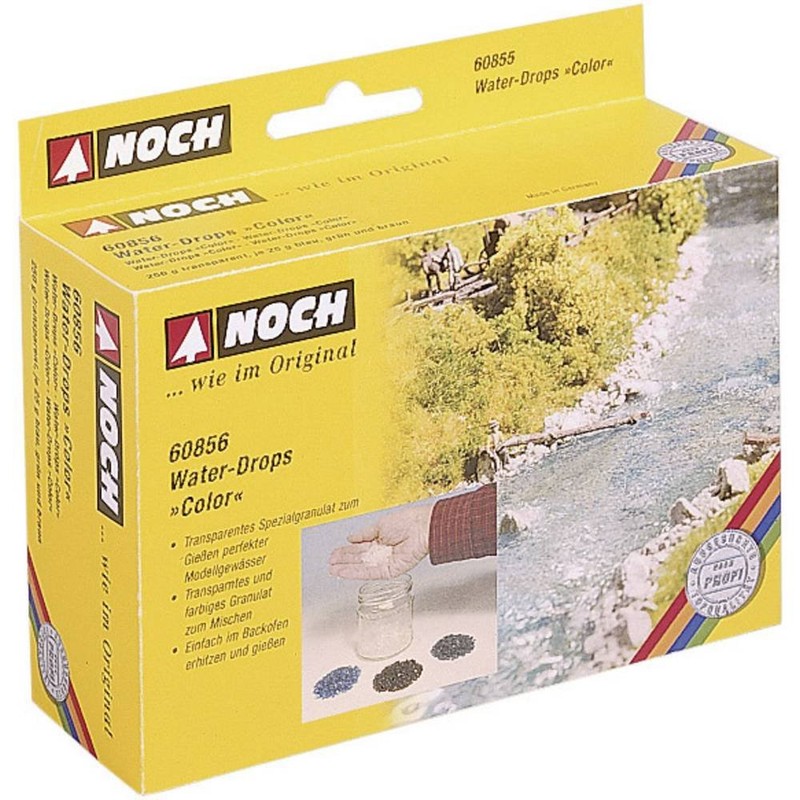 Noch 60856 Water Drops Colors 11oz G,0,H0,TT,N,Z Scale