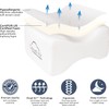 Vaunn Medical Side Sleeper Memory Foam Knee Pillow and Leg