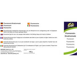 Uranine / fluorescein disodium salt (100 g) – Suitable for versatile application