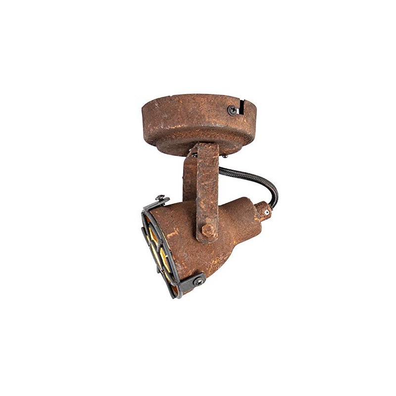 Qazqa industrial rust brown - interior lighting, living room lamp,
