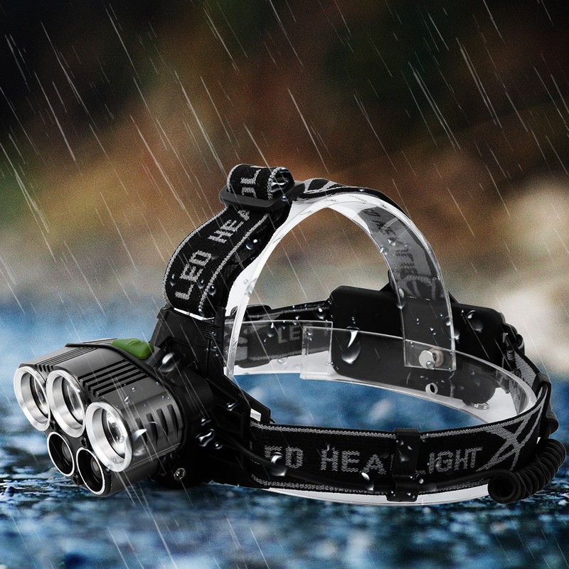 USB Charging T6 Headlamp Waterproof Head Light Lamp Torches Flashlight