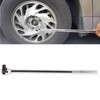 15in 1/2in Drive Breaker Bar Chrome Vanadium Steel 180 Degree