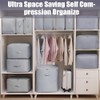 Aohcae Ultra Space Saving Self Compression Organizer, Compression Storage Bags,
