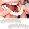 2 Pairs Dentures, Denture Cover/Denture, Plastic Denture Repair Tooth Face