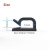 Yocice Cable Clips 60pcs with Strong Adhesive Tapes,Wire Holder Organizer