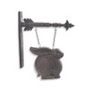 K&K Interiors 14365A Small Dark Brown Sitting Rabbit Arrow Replacement,
