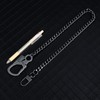 [Ahiller] Sturdy Wallet Chain, [Double Locking Carabiner, Stainless Steel Chain],