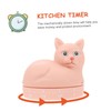 Ciieeo 1Pc Creative Cartoon Cat Mechanical Timer Practical Kitchen Baking
