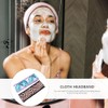 2piezas Diademas De Baño Creativas Diadema Accesorio Elástico Cabello Absorbe
