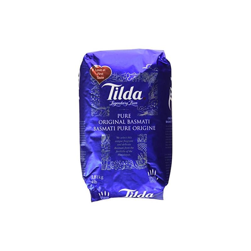 Tilda Legendary Rice, Pure Original Basmati, 4 Pound