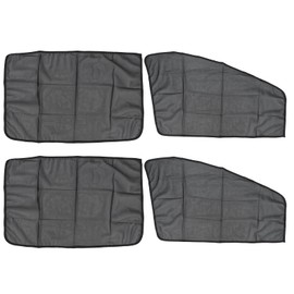 Duokon Car Sun Protection, 4 Pieces Magnetic Sun Protection Universal UV Protection Car Side Front Rear Window Curtain Sun Protection Curtain Car Accessories