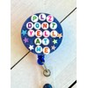 Plz Don’t Yell at Me Handmade Resin Badge Reel with