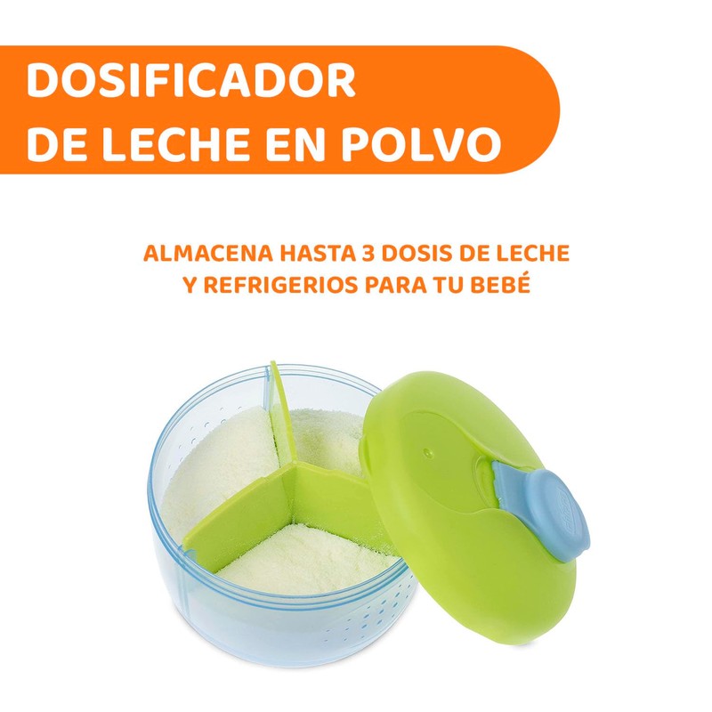 CHICCO, Dosificador de Leche en Polvo y Contenedor de Alimentos