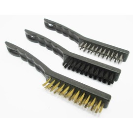 Toolzone 3Pc 225mm (9") Hand Wire Brush Set