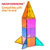 NEOFORMERS Magnetic Tiles Building Block Set: 16PCS Isosceles Triangle Expansion