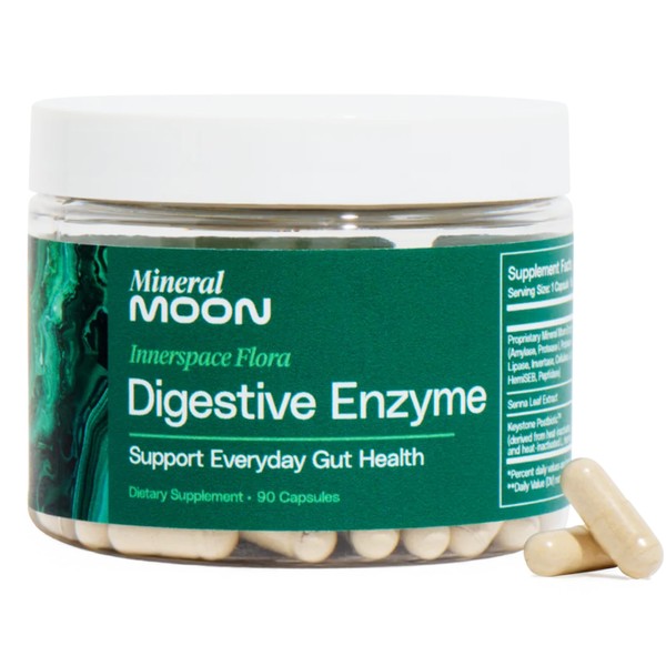 Mineral Moon Innerspace Flora Digestive Enzymes for Men and Women
