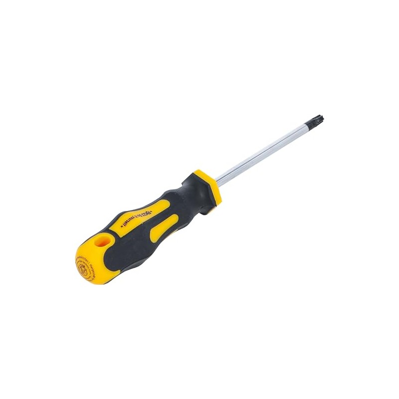 Kraftmann 7844-T30 Torx T30 Screwdriver, Silver/Yellow/Black
