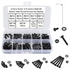 FandWay 410Pcs M2 Button Head Hex Socket Screws,10.9 Grade Alloy