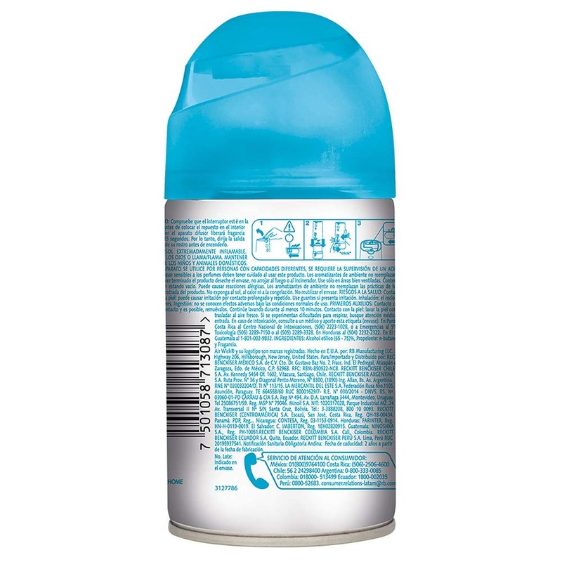 Air Wick® Aromatizante de Ambiente Freshmatic Repuesto Turquoise Oasis 250