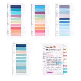 800Pcs Morandi Book Page Tabs Index Tabs,Markers with Ruler for Index Callout, Book Tabs, Notes Tabs,for Annotating Books File Classification Book Notes Highlights Page Markers (Macaron Color)
