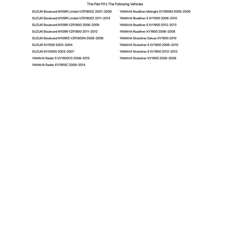 K & L Fork Seals for Yamaha Raider S XV1900CS