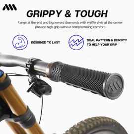 All Mountain Style Bicycle Grips Model Cero Grip Bicycle Handlebar Grips MTB Fixed and Easy Attachment of the Grips to Bicycle Handlebar Bicycle Accessories for MTB