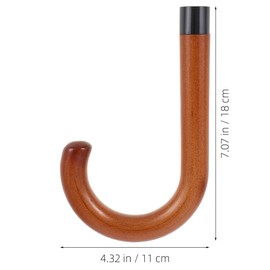 GAROZATION Replacement Handle for Umbrella, Comfortable Handle for Rain and Parasols, Curved Umbrella Handle Accessories