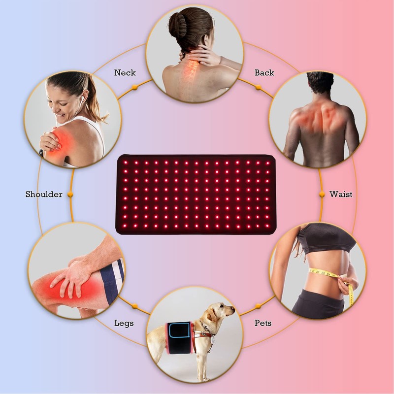 Naviocean Red Light Therapy Belt Device for Body Pain Waist,