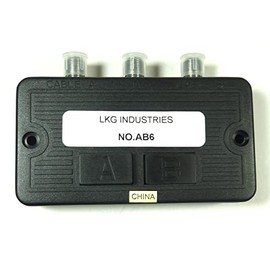 Philmore Deluxe High Isolation 2-Way Coaxial A/B Switch Fully Shielded with Zinc Die Cast Inner Case