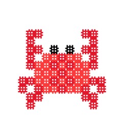 Marioinex 903421 Klocki Micro Waffle Krab Zestaw 80 Elementów