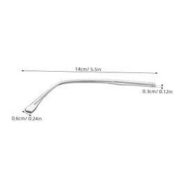 Mipcase 1pair Eyeglass Replacement Temples Stylish Arms for Glasses Comfortable Fit Eyewear Accessories Replacement Temple Haze