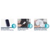 Beldray Deep Dish Handheld Washing Up Brush, Soft Rubber Bristles