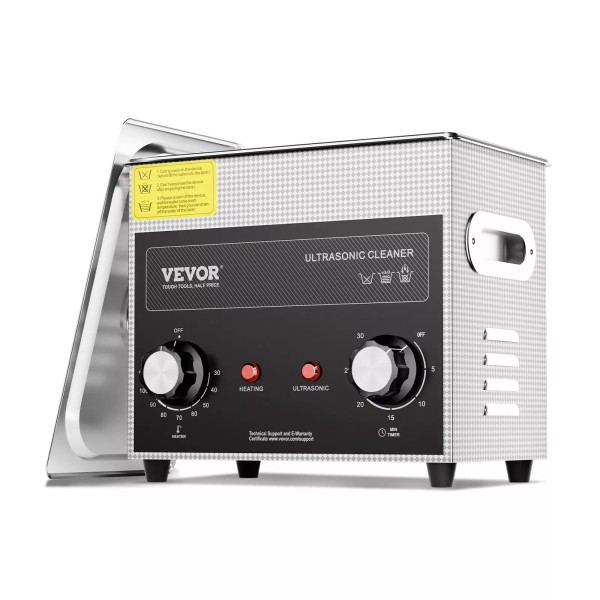 VEVOR 3L Ultrasonic Cleaner with Heater Timer & Basket Digital