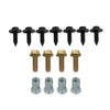 Lskioer Steel Front Bumper Skid Plate Nuts & Bolts, Nutserts