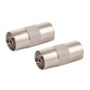 PADCR 2x Coaxial Socket to Coaxial Female Antenna Coaxial Adapter