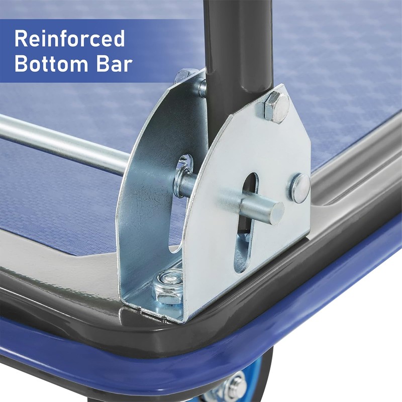 Olympia Tools Foldable Push Cart Dolly - 600 Lb. Capacity