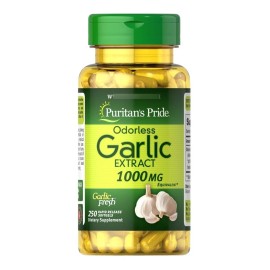 Aceite de extracto de ajo inodoro, 1000 mg, Puritans, 250 cpsulas para apoyo a la salud de su corazn y sistema cardiovascular. El ajo ha sido...      
