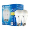 GE Refresh LED Light Bulbs, 100 Watt, Daylight, A19 (2