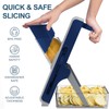 Mandoline Slicer for Kitchen, Mandoline Slicer Safe Multifunctional Dicer Adjustable