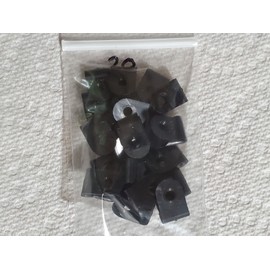 Essentra Components N-1-BK Cable Clamp, P-Type Fastener