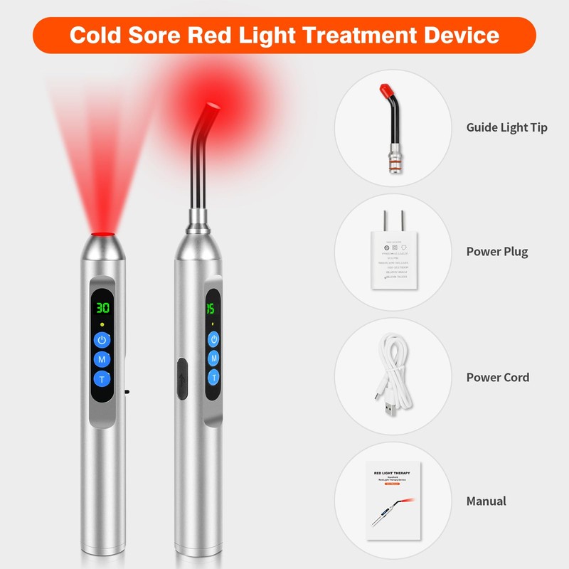 Red Light Cold Sore, Cold Sore Treatment Device, Red Light