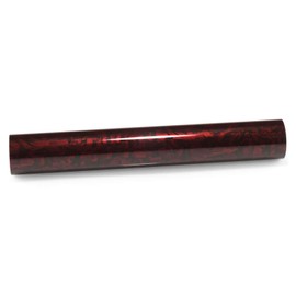 60"x108" (5FTx9FT) Red PET Marble Forged Carbon Fiber Textured Gloss Vinyl Wrap Auto Car Sticker Decal Film Sheet Bubble Free Air Release Technology with Tool Kit