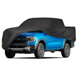 Proadsy Proadsy 2025 Upgrade Car Cover Custom Fit for 2024 2025 Ford Ranger 5'Box, Waterproof All Weather for Automobiles, Full Exterior Cover Rain Snow Sun Protector Indoor Outdoor Car Cover