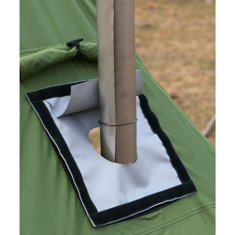 FIREHIKING Hot Tent Stove Jack 9" x 7.8" with Rain